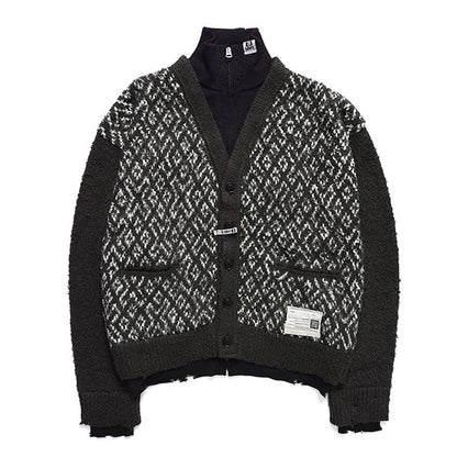 Maison MIHARA YASUHIRO Layered Knit Cardigan A17CD501