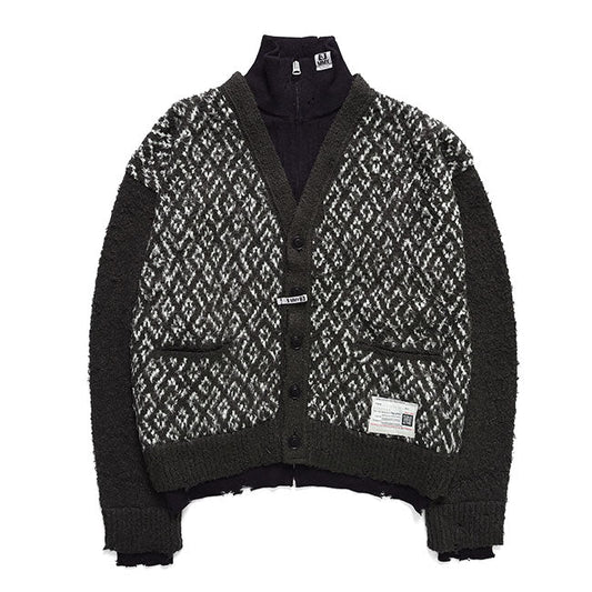 Maison MIHARA YASUHIRO Layered Knit Cardigan A17CD501