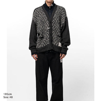 Maison MIHARA YASUHIRO Layered Knit Cardigan A17CD501