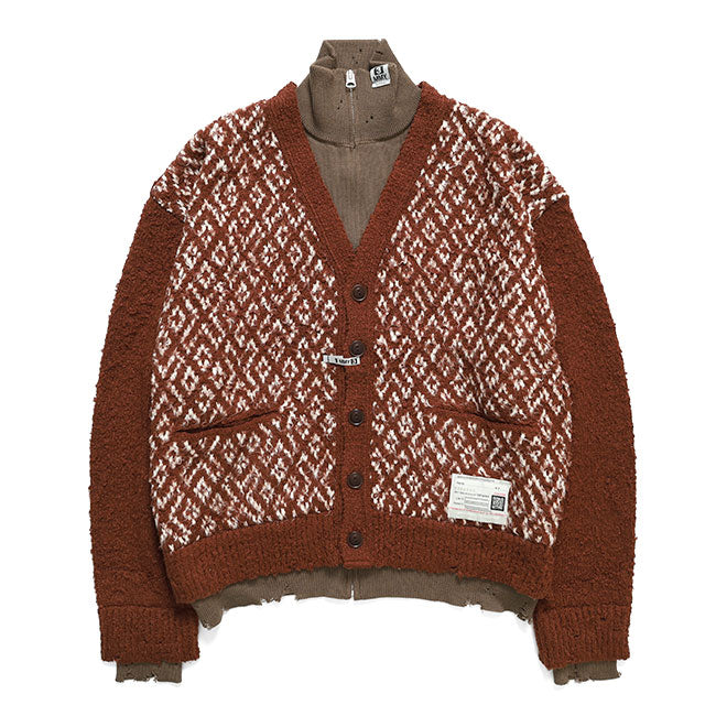 Maison MIHARA YASUHIRO Layered Knit Cardigan A17CD501