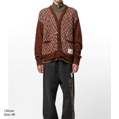 Maison MIHARA YASUHIRO Layered Knit Cardigan A17CD501