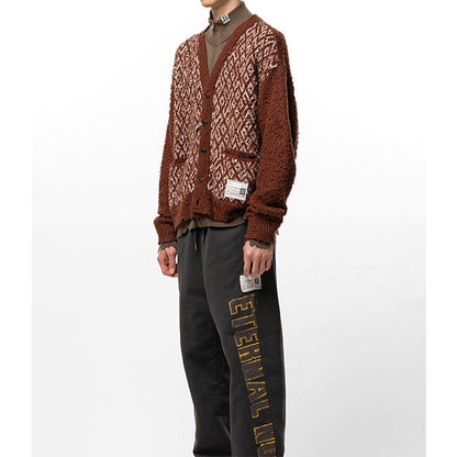 Maison MIHARA YASUHIRO Layered Knit Cardigan A17CD501