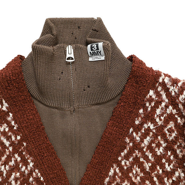 Maison MIHARA YASUHIRO Layered Knit Cardigan A17CD501
