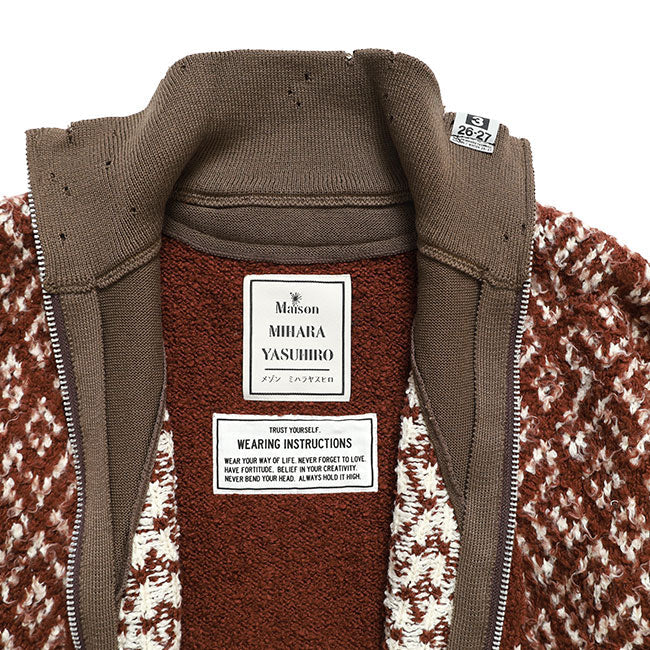 Maison MIHARA YASUHIRO Layered Knit Cardigan A17CD501