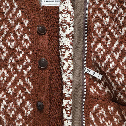 Maison MIHARA YASUHIRO Layered Knit Cardigan A17CD501