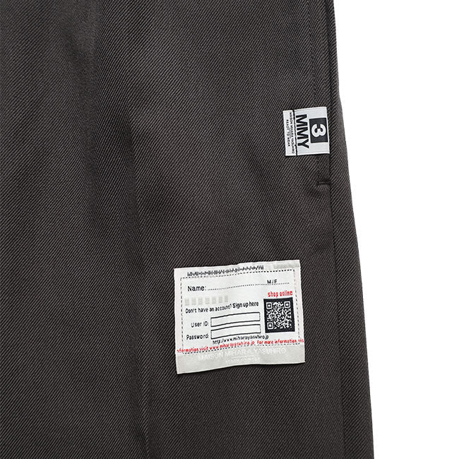 Maison MIHARA YASUHIRO Tailored Easy Pants A17PT032