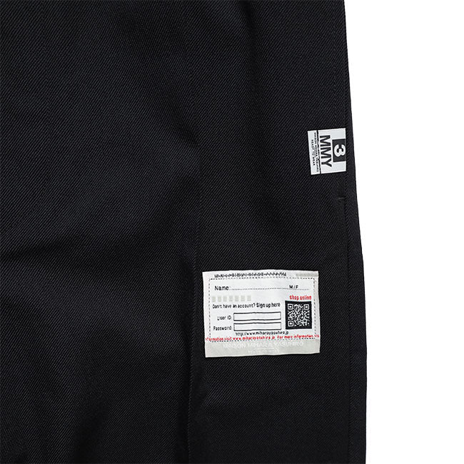 Maison MIHARA YASUHIRO Tailored Easy Pants A17PT032