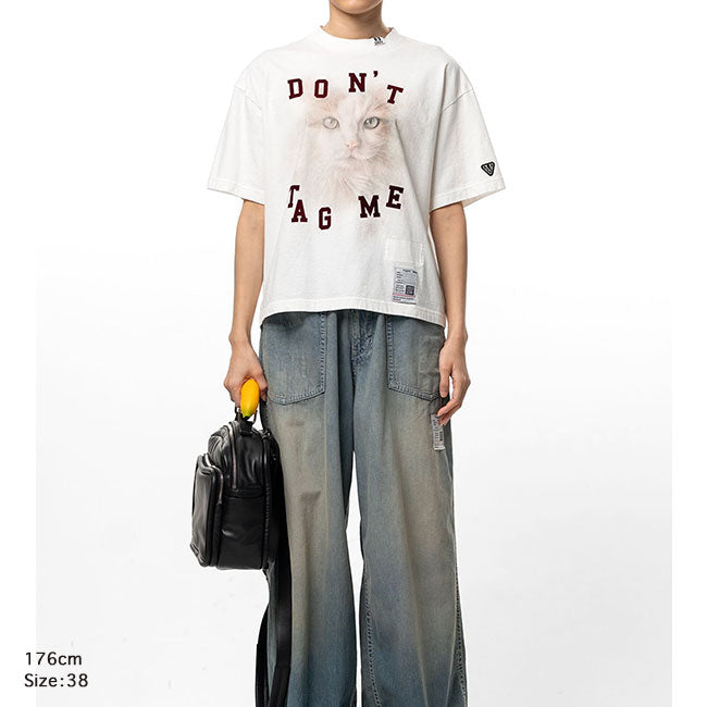 Maison MIHARA YASUHIRO CAT PRINTED TEE K17TS853