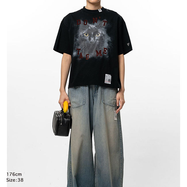 Maison MIHARA YASUHIRO CAT PRINTED TEE K17TS853