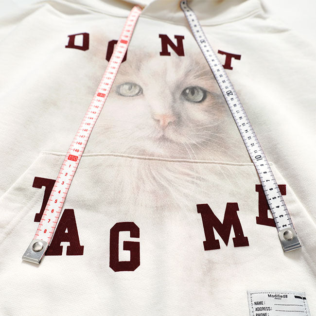Maison MIHARA YASUHIRO CAT PRINTED HOODIE K17HD741