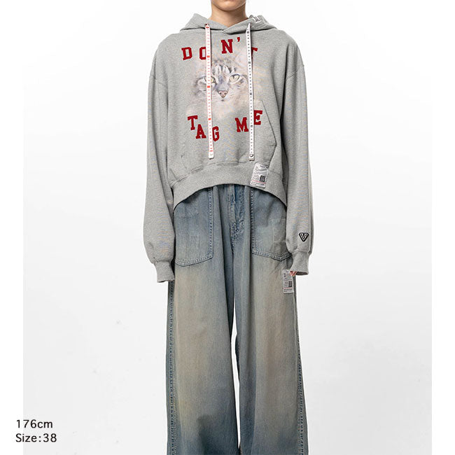 Maison MIHARA YASUHIRO CAT PRINTED HOODIE K17HD741