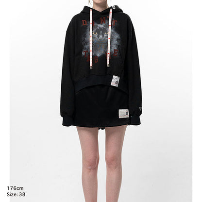 Maison MIHARA YASUHIRO CAT PRINTED HOODIE K17HD741