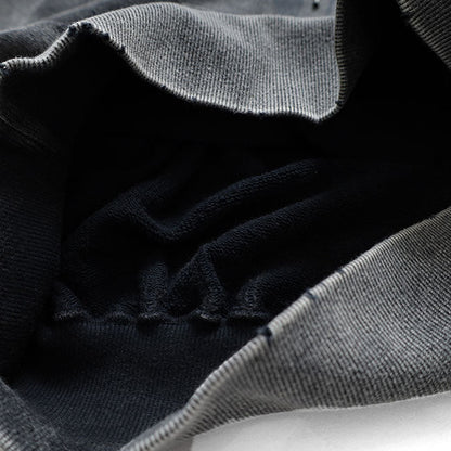 Maison MIHARA YASUHIRO BLEACHED COLLEGE PRINT HOODIE B17HD551