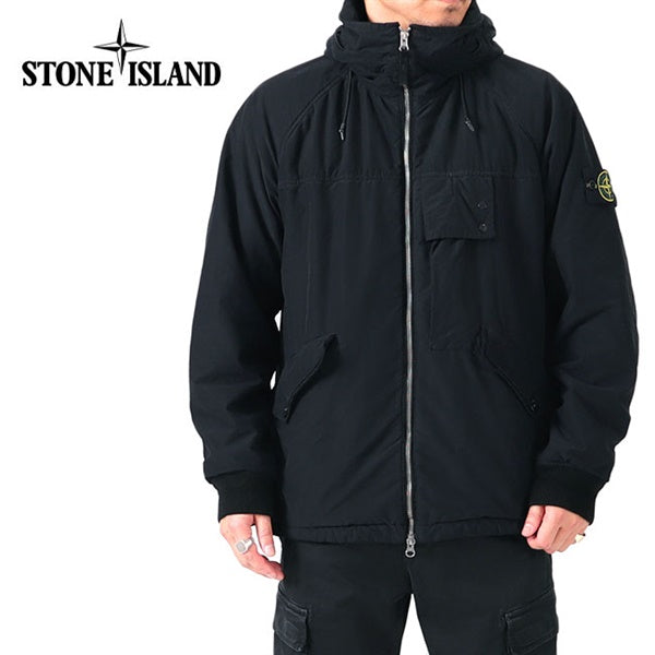 Stone Island ストーンアイランド ガーメントダイ フリースライナー フーデッドジャケット 41131