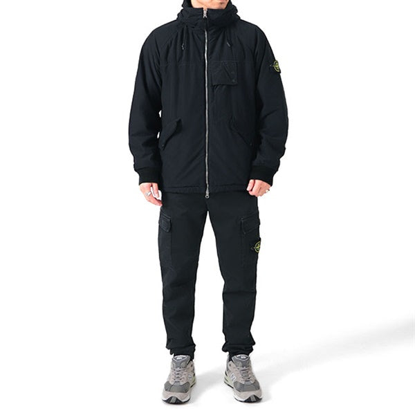 Stone Island ストーンアイランド ガーメントダイ フリースライナー フーデッドジャケット 41131