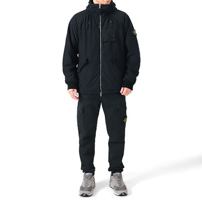 Stone Island ストーンアイランド ガーメントダイ フリースライナー フーデッドジャケット 41131