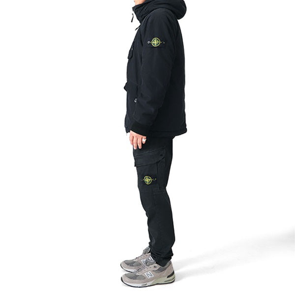 Stone Island ストーンアイランド ガーメントダイ フリースライナー フーデッドジャケット 41131