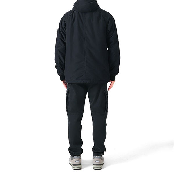 Stone Island ストーンアイランド ガーメントダイ フリースライナー フーデッドジャケット 41131