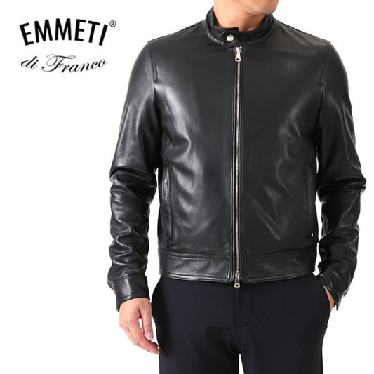 EMMETI エンメティ ユリ JURI GOLD ゴールドジップ シングルライダース ジャケット