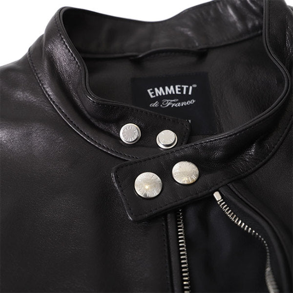 [干場義雅モデル] EMMETI エンメティ H UOMO アッカ シングルライダース レザージャケット