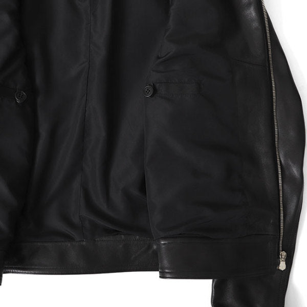 [干場義雅モデル] EMMETI エンメティ H UOMO アッカ シングルライダース レザージャケット