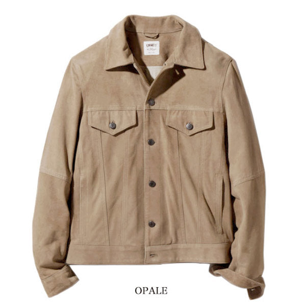 EMMETI エンメティ JACK CAMO スエードレザー Gジャン