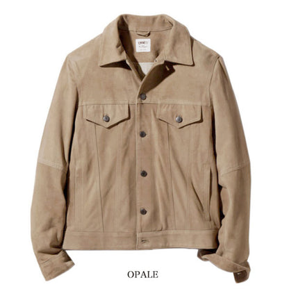EMMETI エンメティ JACK CAMO スエードレザー Gジャン