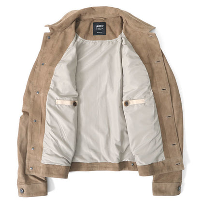 EMMETI エンメティ JACK CAMO スエードレザー Gジャン