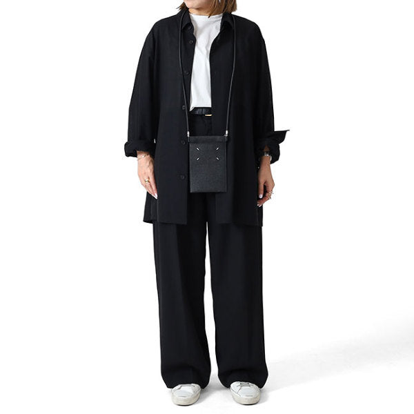 Maison Margiela メゾンマルジェラ グレイニーレザー スマートフォンポーチ SA1VZ0002 P4745 **