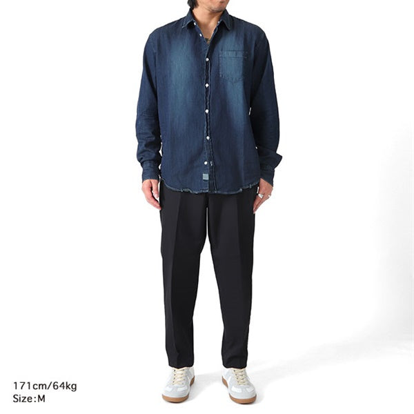 Frank&Eileen フランク&アイリーン LUKE ITALIAN INDIGO ルーク イタリアンインディゴ デニムシャツ 3820700116