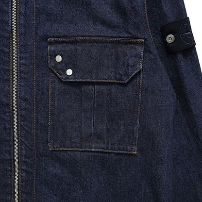 Stone Island Denim Research ストーンアイランド デニムリサーチ ジップ デニムシャツ 1200002