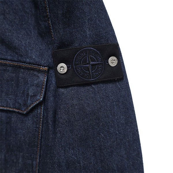 Stone Island Denim Research ストーンアイランド デニムリサーチ ジップ デニムシャツ 1200002