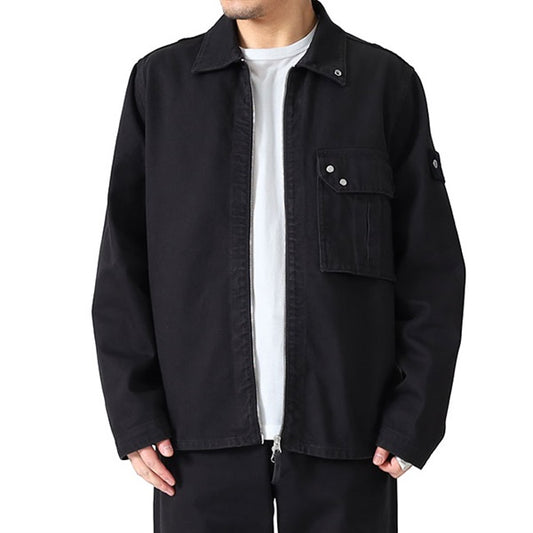 Stone Island Denim Research ストーンアイランド デニムリサーチ ジップ デニムシャツ 1200002