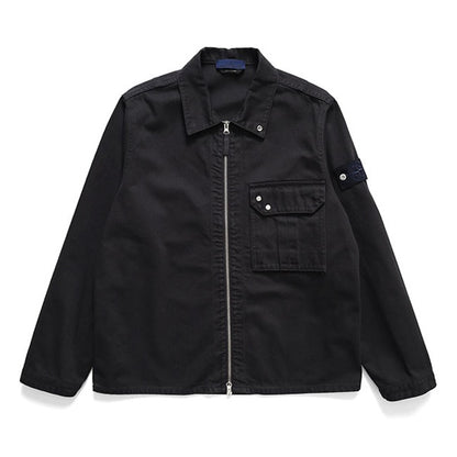 Stone Island Denim Research ストーンアイランド デニムリサーチ ジップ デニムシャツ 1200002