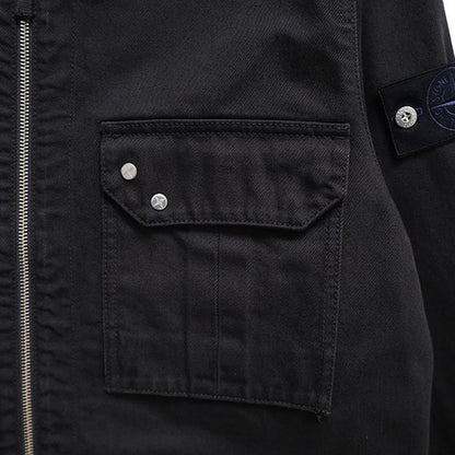 Stone Island Denim Research ストーンアイランド デニムリサーチ ジップ デニムシャツ 1200002