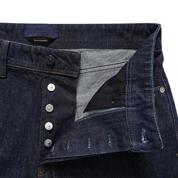 Stone Island Denim Research ストーンアイランド デニムリサーチ Regular-straight-fit レギュラーストレートフィット ジーンズ J100005