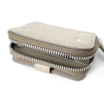 Maison Margiela メゾンマルジェラ 二つ折り レザー ジップアラウンド ミニウォレット S56UI0112 P4455 T8013 T7002 **