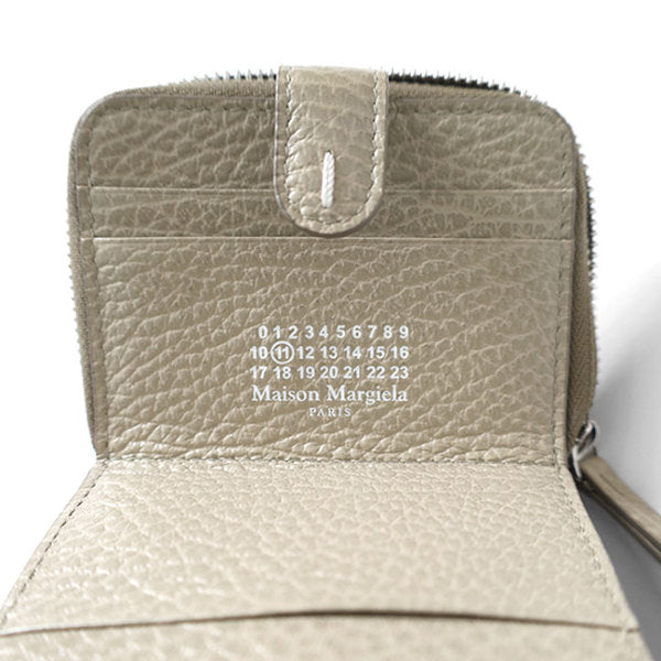 Maison Margiela メゾンマルジェラ 二つ折り レザー ジップアラウンド ミニウォレット S56UI0112 P4455 T8013 T7002 **