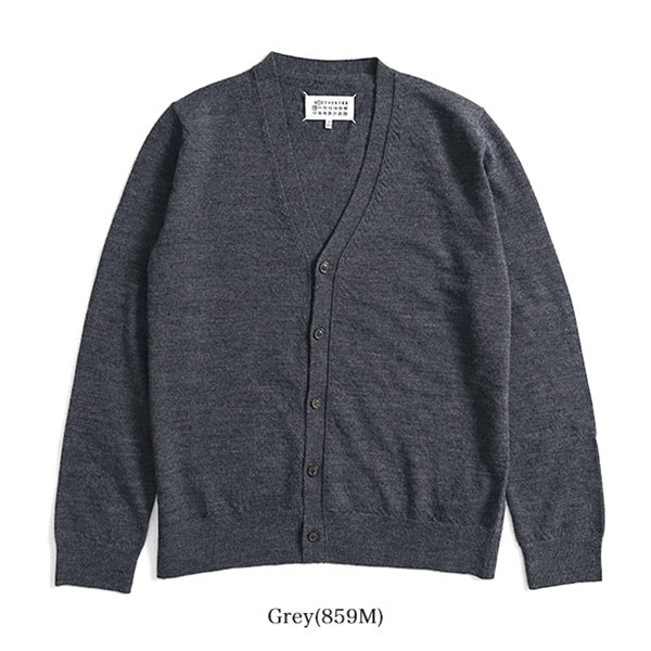 [SALE] Maison Margiela メゾンマルジェラ 12G エルボーパッチ ウールカーディガン S50HP0027 M13098