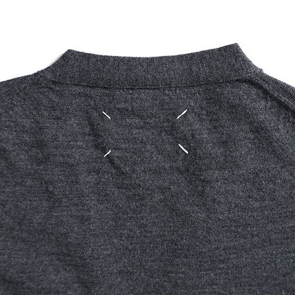 [SALE] Maison Margiela メゾンマルジェラ 12G エルボーパッチ ウールカーディガン S50HP0027 M13098