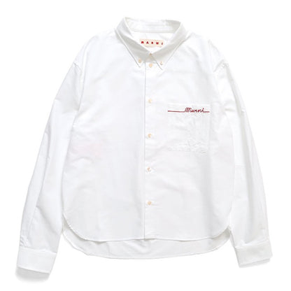 MARNI マルニ メンディングロゴ オックスフォードシャツ CUMU0366QS UTC566