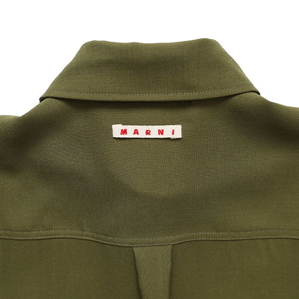 MARNI マルニ トロピカルウール パッチワークシャツ CUMU0375Q0 UTW83