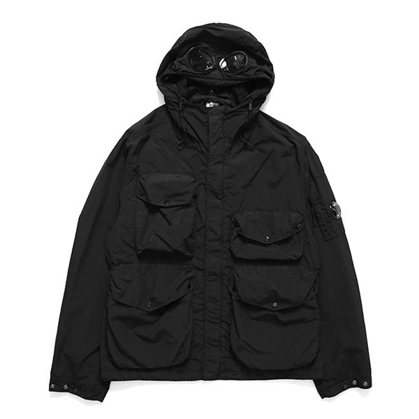 C.P. Company シーピーカンパニー ガーメントダイ フラットナイロン フード付き ゴーグルジャケット 20CMOW013A