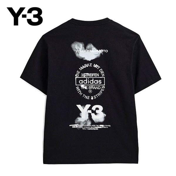 Y-3 ワイスリー グラフィック バックロゴ Tシャツ JX4745 **