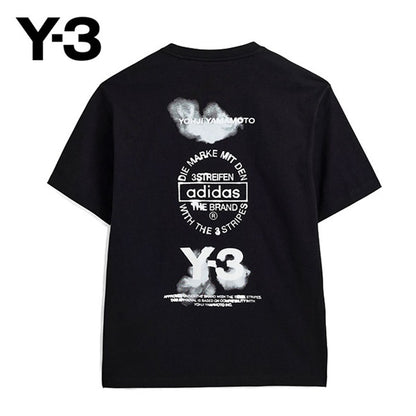 Y-3 ワイスリー グラフィック バックロゴ Tシャツ JX4745 **