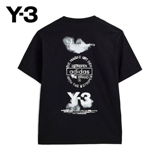 Y-3 ワイスリー グラフィック バックロゴ Tシャツ JX4745 **