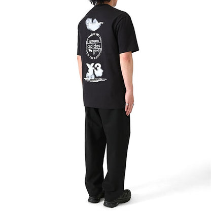 Y-3 ワイスリー グラフィック バックロゴ Tシャツ JX4745 **