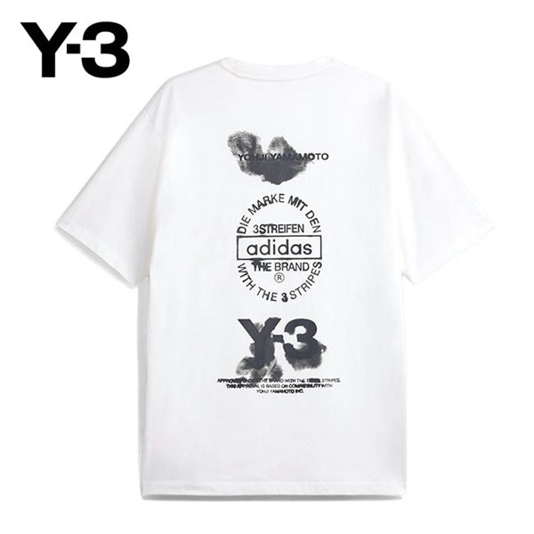 Y-3 ワイスリー グラフィック バックロゴ Tシャツ JZ0712 **
