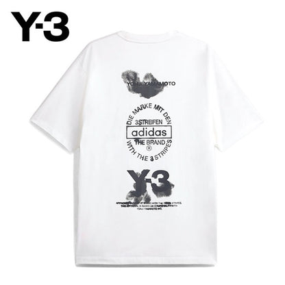 Y-3 ワイスリー グラフィック バックロゴ Tシャツ JZ0712 **