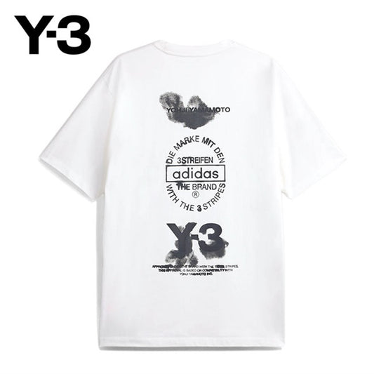 Y-3 ワイスリー グラフィック バックロゴ Tシャツ JZ0712 **